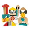Petit Collage Wooden blocks animals