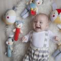 Petit Collage Rattle Bear