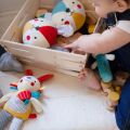 Petit Collage Rattle Bear