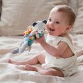 Petit Collage Squeaky Bear Rattle