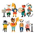 Petit Collage Magnetic Book Animals