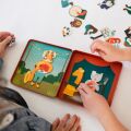 Petit Collage Magnetic Book Animals