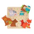 Petit Collage Wooden Reveal Puzzle You are my baby