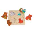 Petit Collage Wooden Reveal Puzzle You are my baby