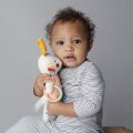 Petit Collage Rattle pink bunny active