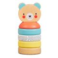 Petit Collage Wooden tower teddy bear
