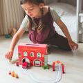 Petit Collage Fire Station Play Set