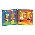 Petit Collage Magnetic Book Animal Party