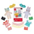Petit Collage Dressing set cat and rabbit