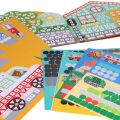 Petit Collage Mosaic Sticker Activity Set with Traffic Scene