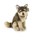 Rappa Plush wolf sitting 28 cm ECO-FRIENDLY
