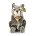 Rappa Plush gray sitting rabbit 20 cm ECO-FRIENDLY