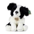 Rappa Plush dog border collie sitting 30 cm ECO-FRIENDLY