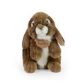 Plush brown rabbit standing 18 cm ECO-FRIENDLY