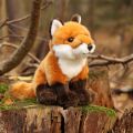 Rappa Plush fox sitting 18 cm ECO-FRIENDLY