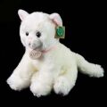 Rappa Plush cat sitting white 25 cm ECO-FRIENDLY