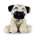 Rappa Plush dog pug 30 cm ECO-FRIENDLY