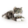 Rappa Plush tabby cat grey 40 cm ECO-FRIENDLY
