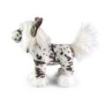 Rappa Plush Chinese Crested Dog standing 25 cm ECO-FRIENDLY