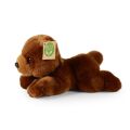 Rappa Plush brown bear lying 20 cm ECO-FRIENDLY