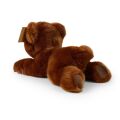 Rappa Plush brown bear lying 20 cm ECO-FRIENDLY