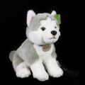 Rappa Plush husky sitting dog with leash 28 cm ECO-FRIENDLY