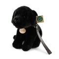 Rappa Plush dog labrador black 25 cm ECO-FRIENDLY