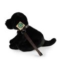 Rappa Plush dog labrador black 25 cm ECO-FRIENDLY