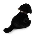 Rappa Plush dog labrador black 25 cm ECO-FRIENDLY