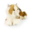 Rappa Plush cat calico tri-colour 30 cm ECO-FRIENDLY