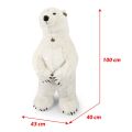 Rappa Polar Bear Plush Toy 100 cm ECO-FRIENDLY