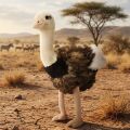 Rappa Plush Ostrich 33 cm ECO-FRIENDLY PLUSH WORLD