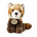 Rappa Plush panda red sitting 18 cm ECO-FRIENDLY