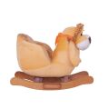 Rocking lion with orange scarf