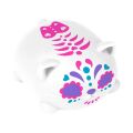 Schylling NeeDoh Cat Sugar Skull glow-in-the-dark cat