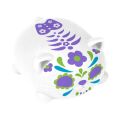 Schylling NeeDoh Cat Sugar Skull glow-in-the-dark cat