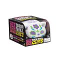 Schylling NeeDoh Cat Sugar Skull glow-in-the-dark cat