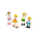 Tidlo Wooden dolls house European family