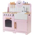 Tidlo Wooden kitchen Country pink