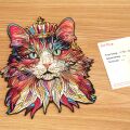 RoboTime Wooden Puzzle Cat King