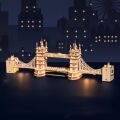 RoboTime 3D wooden mechanical puzzle Tower Bridge with light