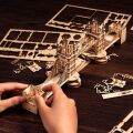 RoboTime 3D wooden mechanical puzzle Tower Bridge with light