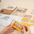 RoboTime 3D wooden puzzle Historical tram
