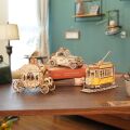 RoboTime 3D wooden puzzle Historical tram