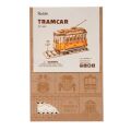 RoboTime 3D wooden puzzle Historical tram