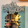 RoboTime DIY Book Nook Miniature house Magic Alley