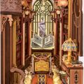 RoboTime DIY Book Nook Miniature house Library of Wonders
