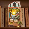 RoboTime 3D Puzzle Book Nook Miniature House Sunset Isle