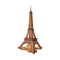 RoboTime 3D wooden puzzle Night Eiffel Tower glowing