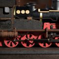 RoboTime 3D Wooden Jigsaw Vintage Steam Locomotive